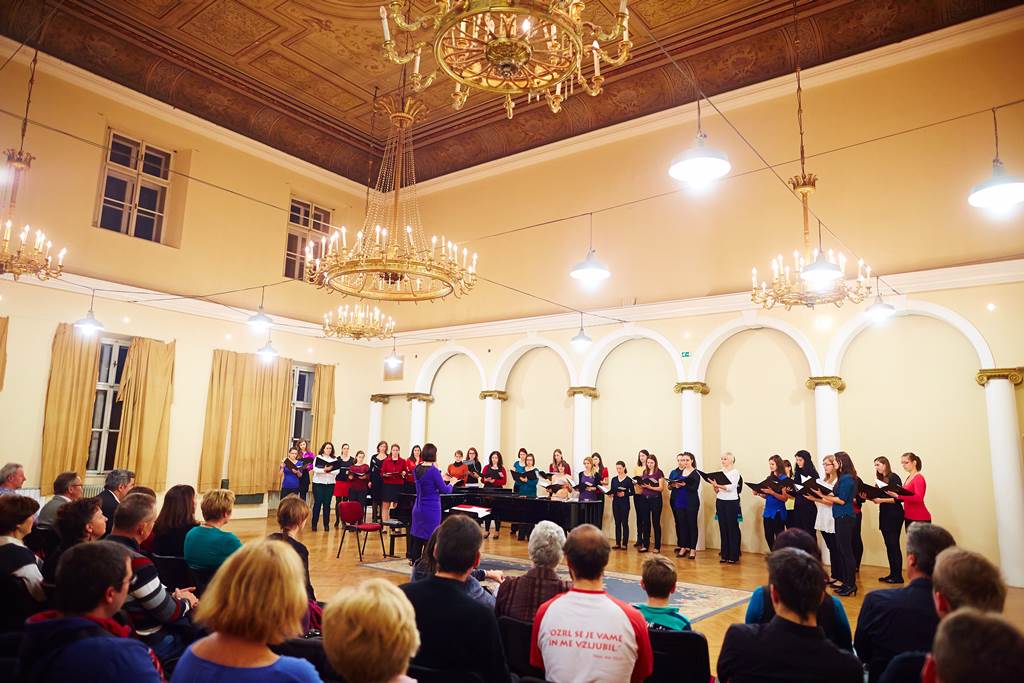 Zaključni koncert mojstrskega tečaja 17. 11. 2013 v dvorani Kazina v Ljubljani Foto: Janez Kotar
